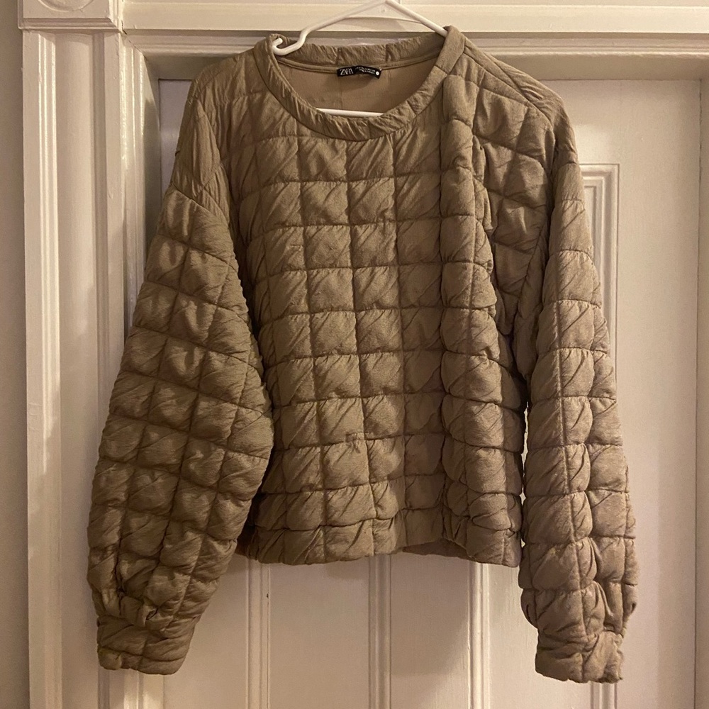 Zara puff sweater / sweatshirt